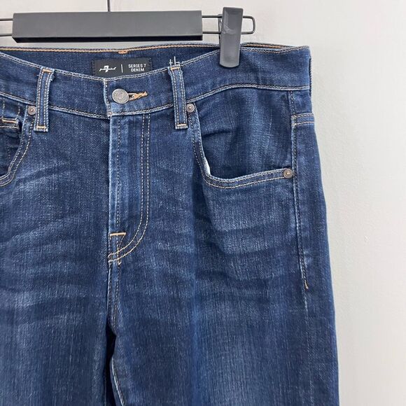 7 For All Mankind Series 7 Denim The Straight Jeans Mens 30 - Picture 2 of 8